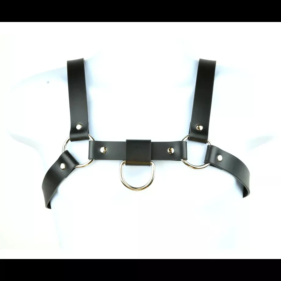 D-Ring Leather Bulldog Harness