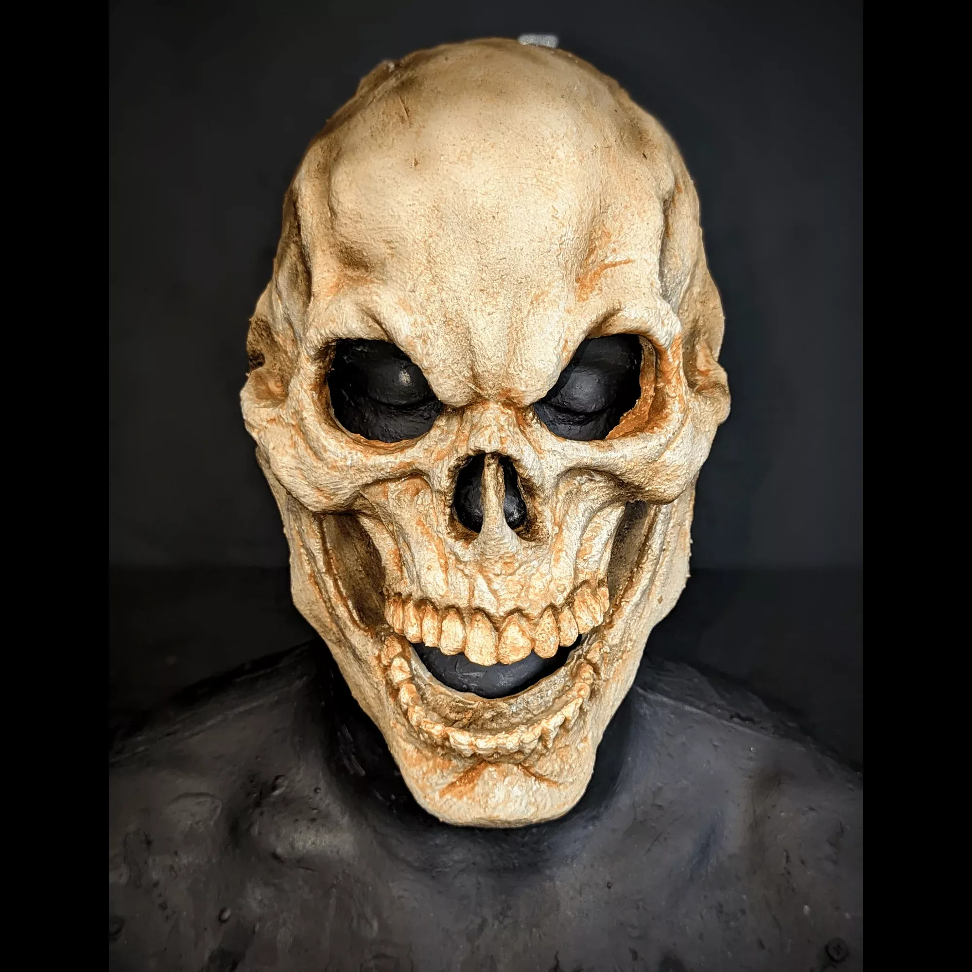 Dead Man's Party Skull Latex Mask
