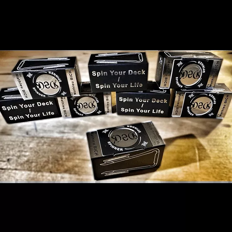 The Deck Spinner Gimmick & Online Instructions by Mathieu Bich