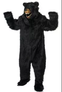 Deluxe Black Bear Adult Costume