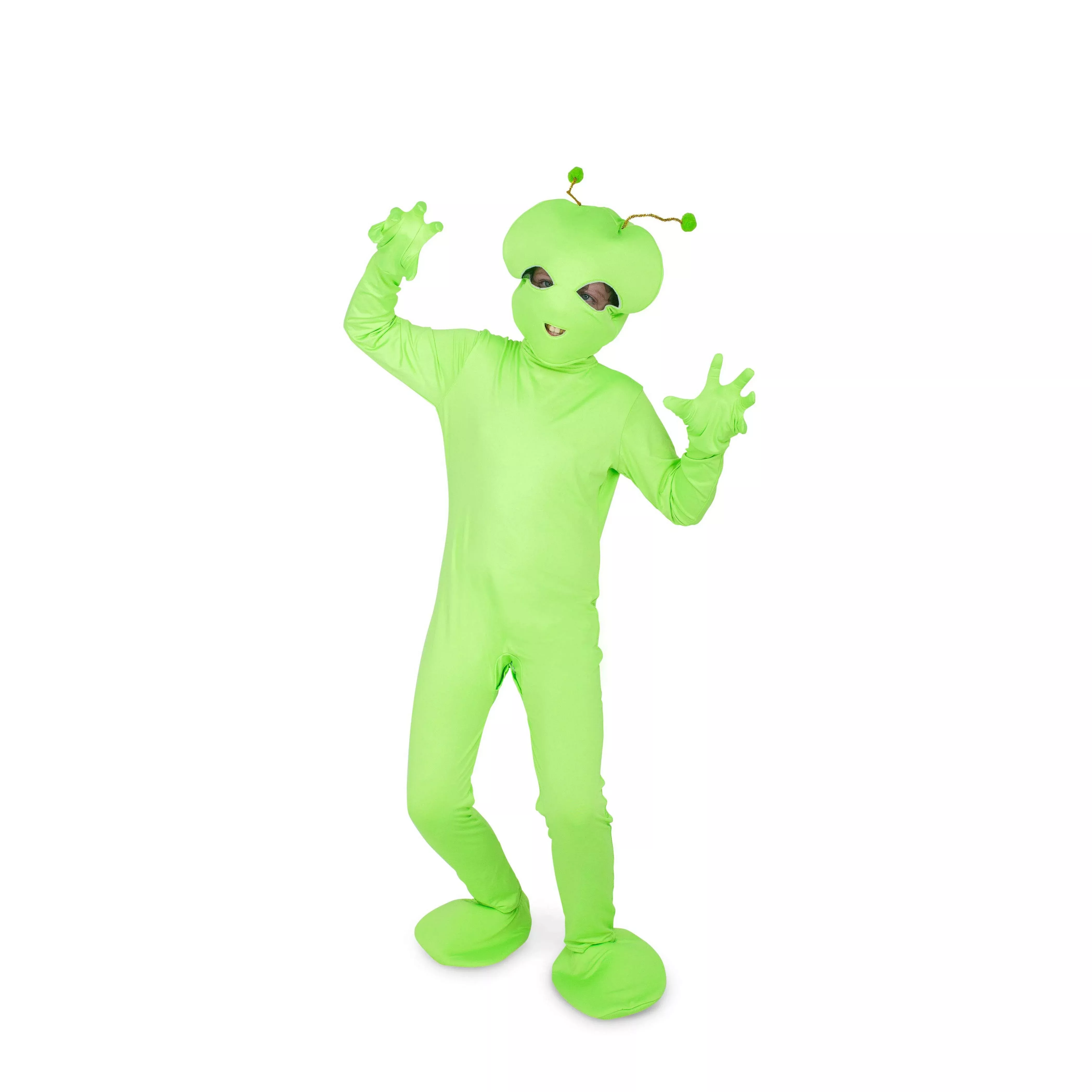 Deluxe Outer Space Alien Invader Kids Costume