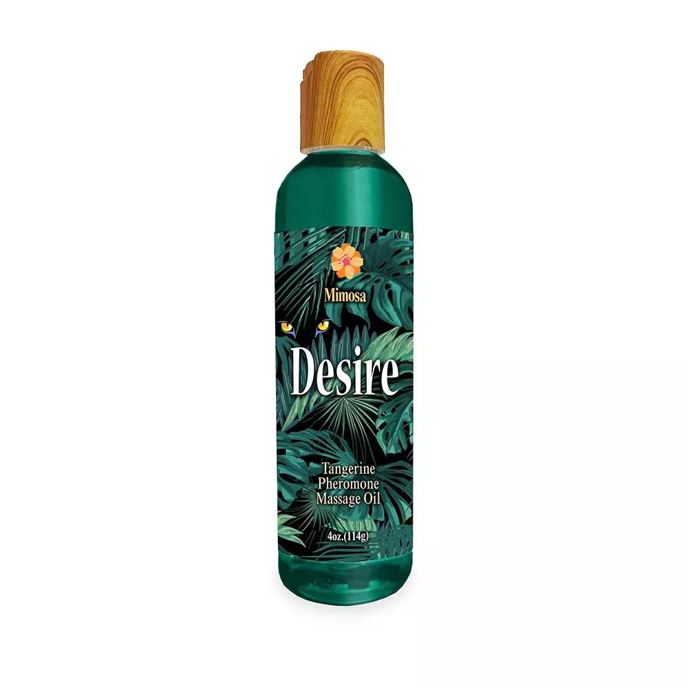 Desire Pheromone Massage Oil Tangerine 4 oz.