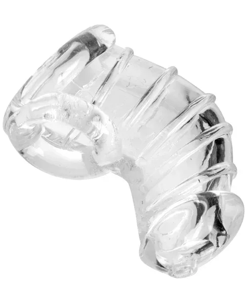 Detained Soft Body Chastity Cage - Clear