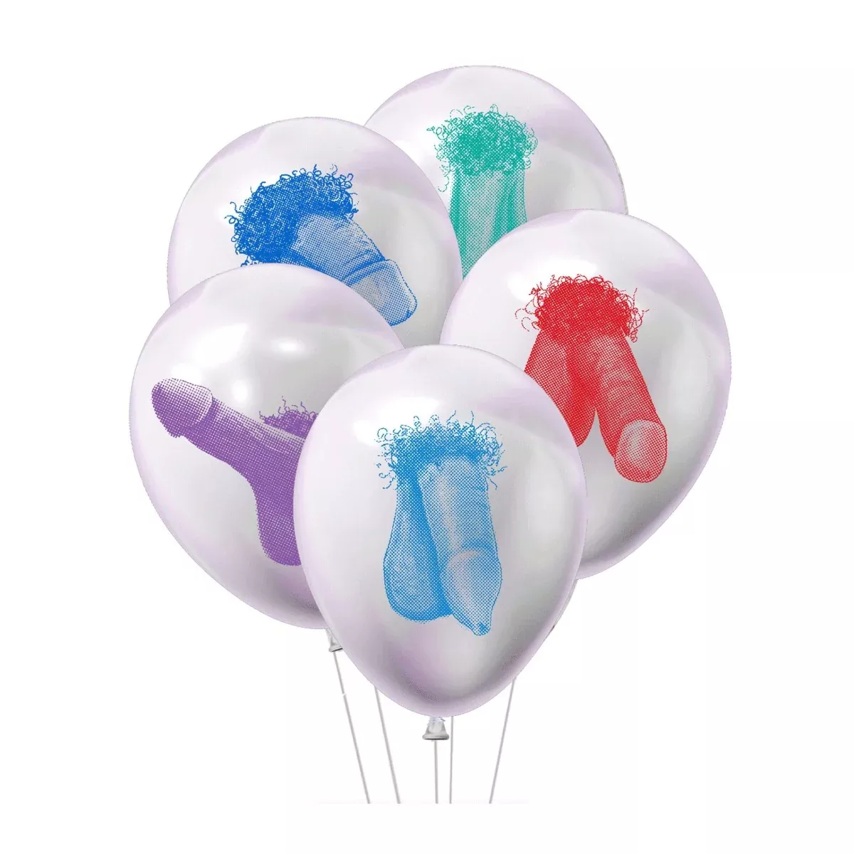 Dirty Penis Balloons Pack of 7