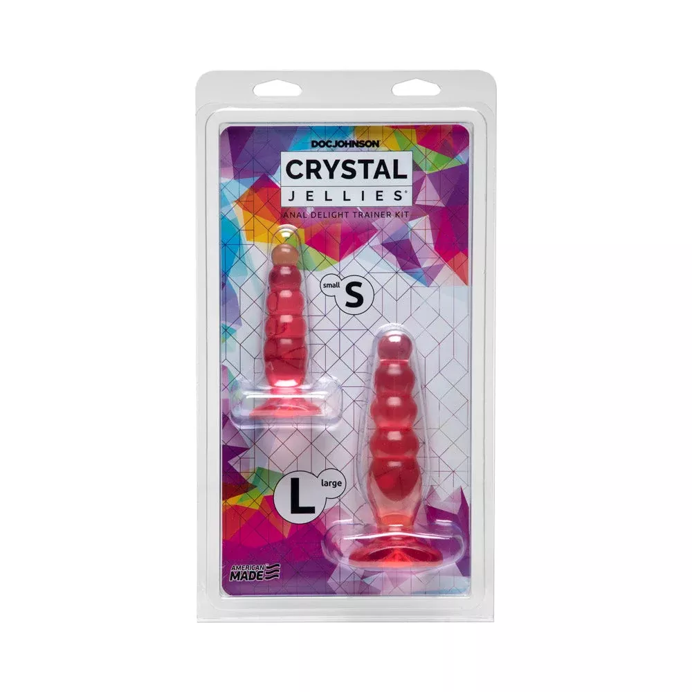 Doc Johnson Crystal Jellies - Anal Delight Trainer Kit