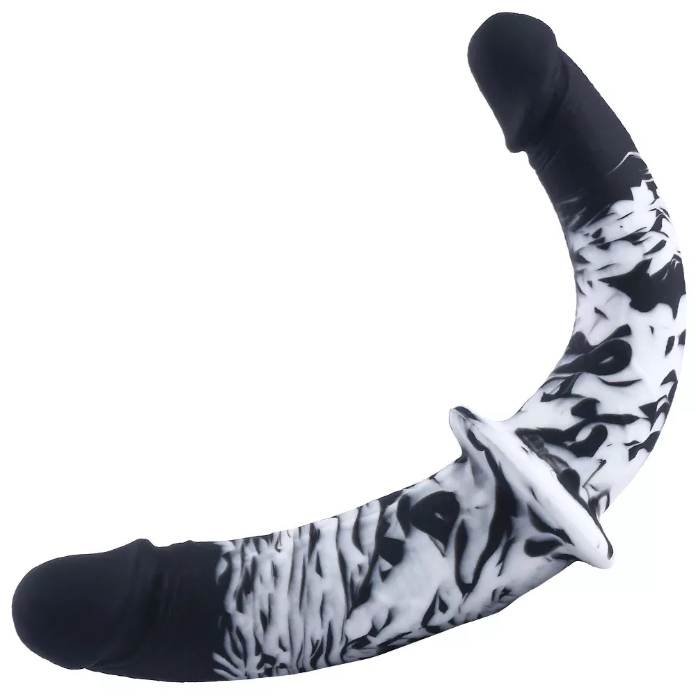 Double Trouble - Double-Ended Silicone Dildo - Flurry Swirl