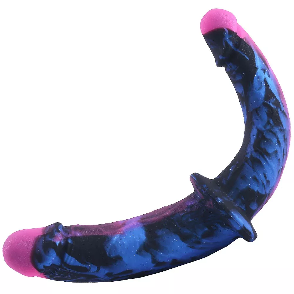 Double Trouble - Double-Ended Silicone Dildo - Galaxy