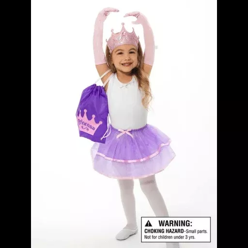 Drawstring Backpack Princess Costume Kit