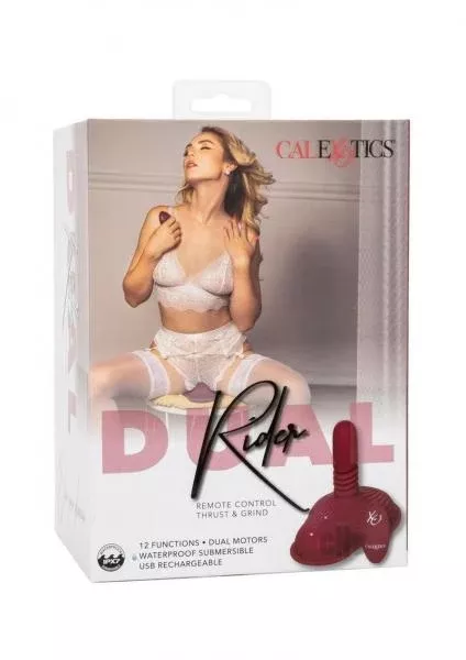 Dual Rider Remote Control Thrusting & Grinding Massager - 12 Vibration Modes & Waterproof Design