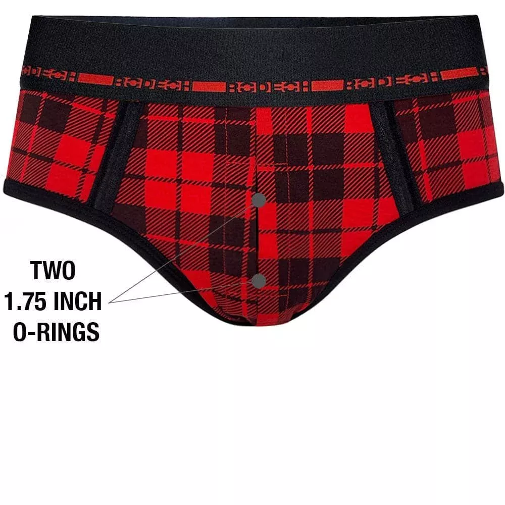 Duo Brief+ Harness - Red Plaid