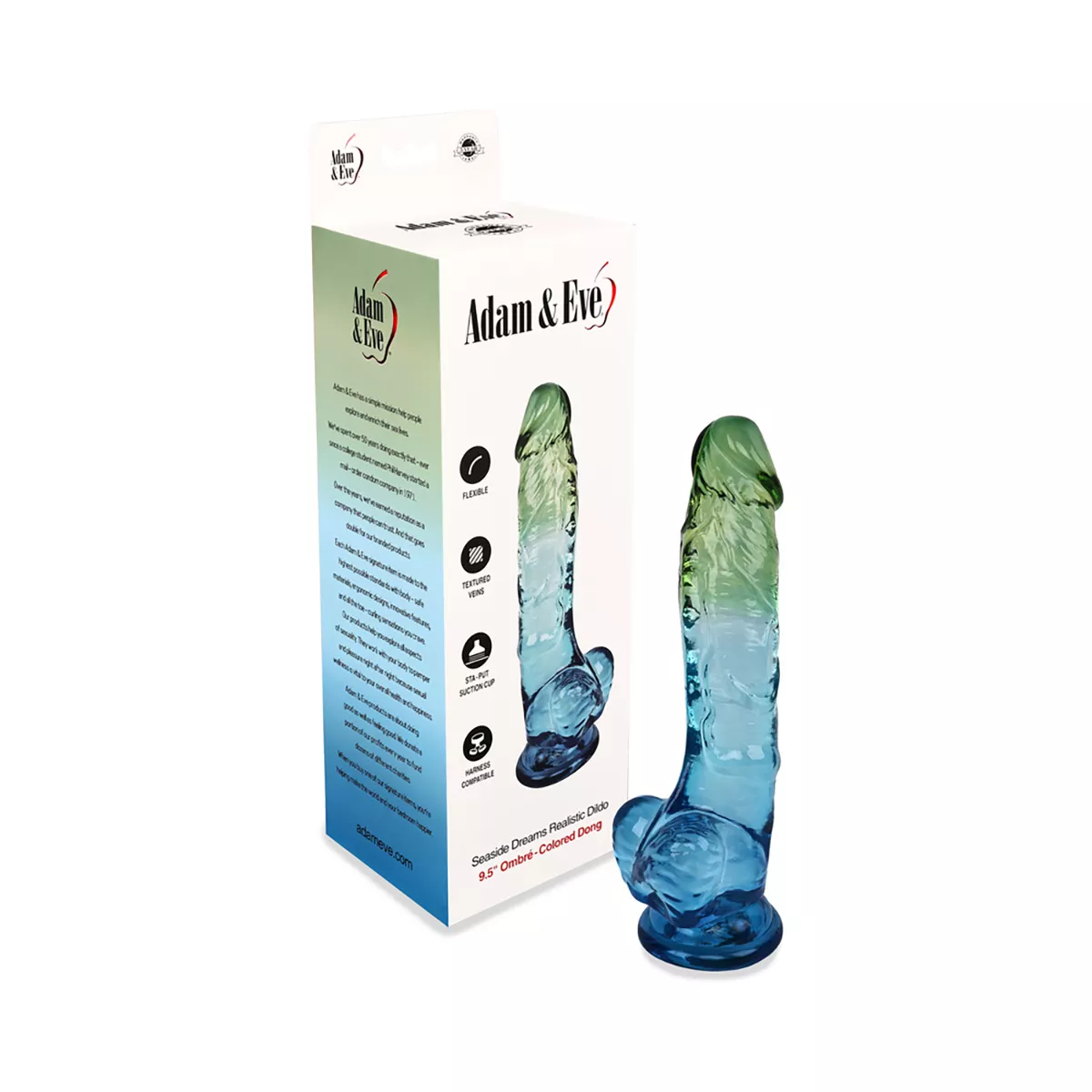 A&E Seaside Dreams Realsitic Dildo 9.5in