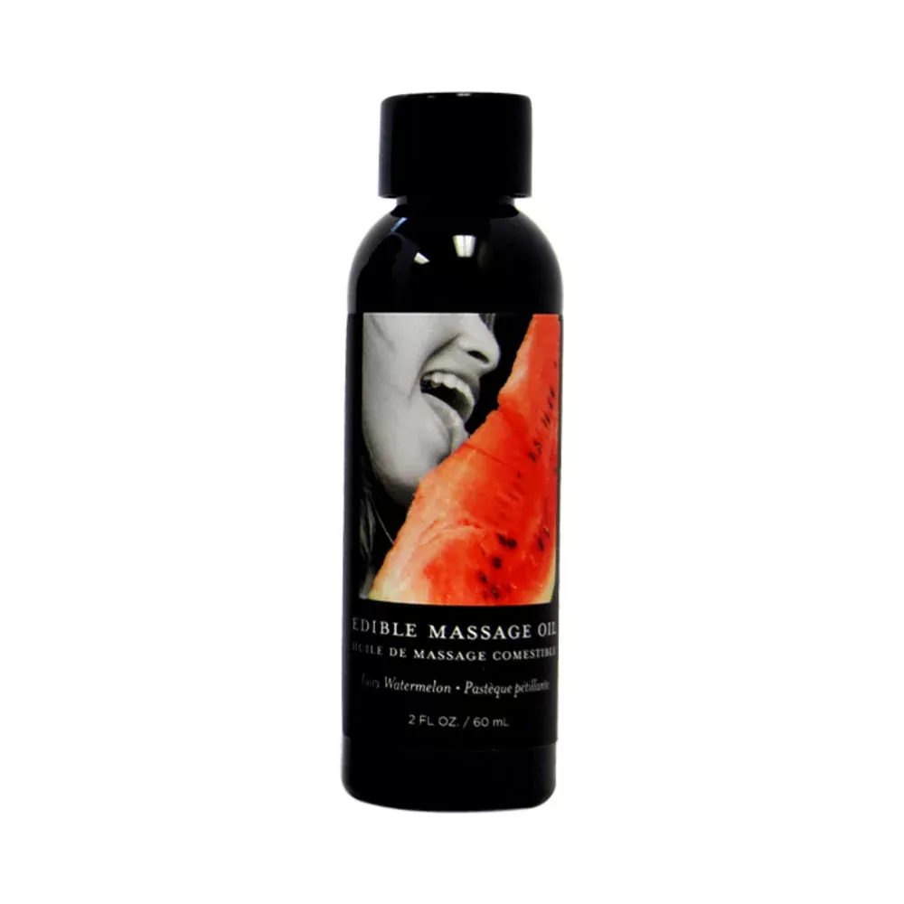 Earthly Body Edible Massage Lotion - Watermelon 2oz