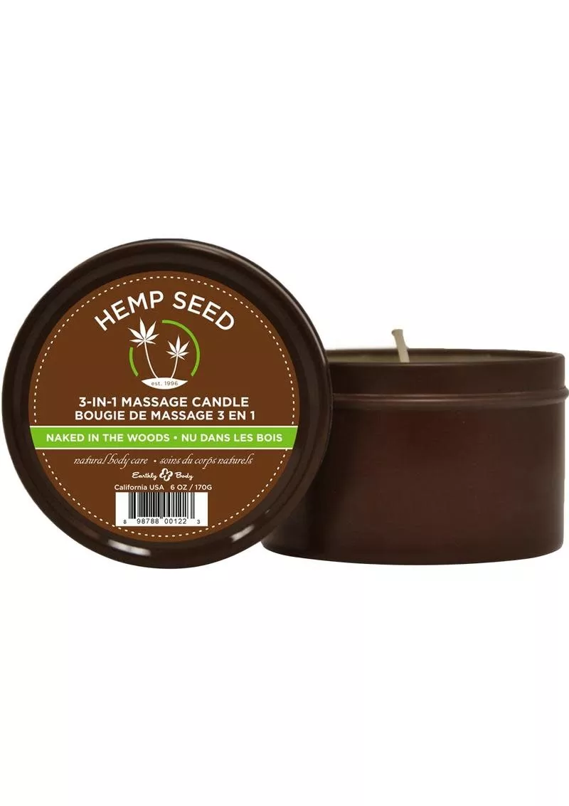 Earthly Body Hemp Seed Massage Candle