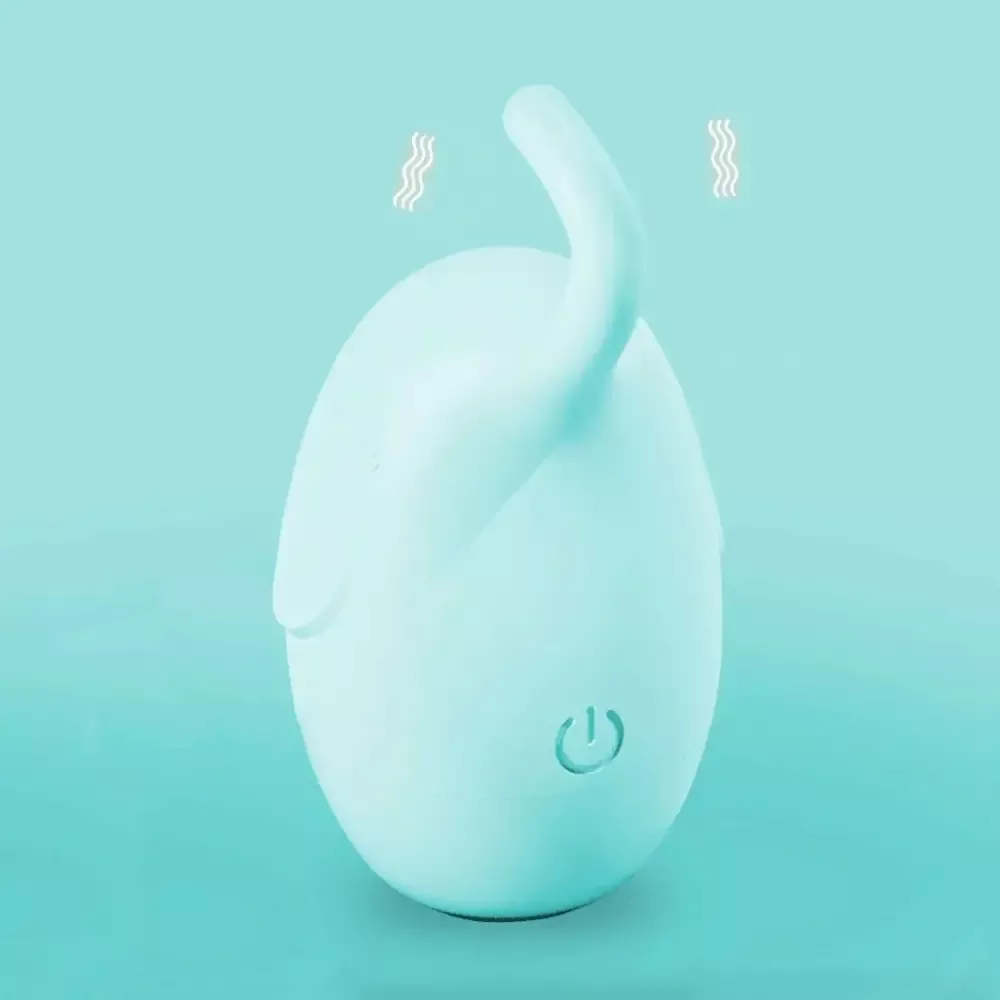 Elle - Multifunction Silicone Egg Bullet Vibrator - Mint