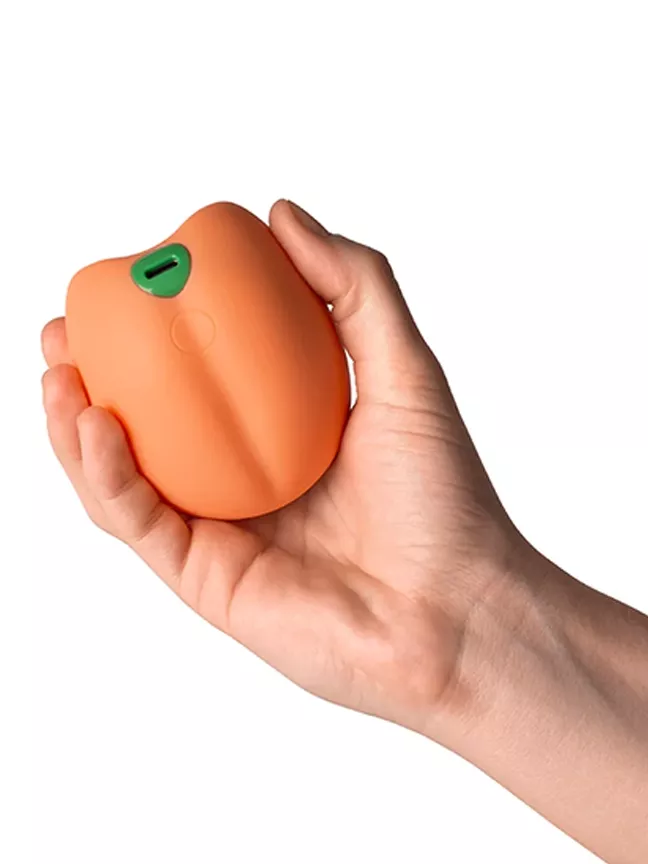 Emojibator Peach Vibrating Stroker