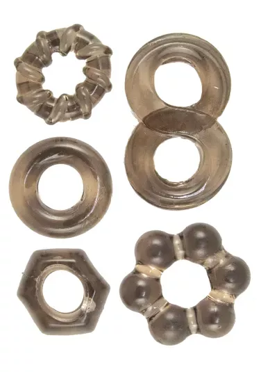 Enhancer Five Piece Cock Ring Set