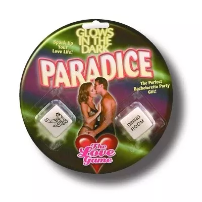 Erotic dice - Paradice - Glows-In-The-Dark