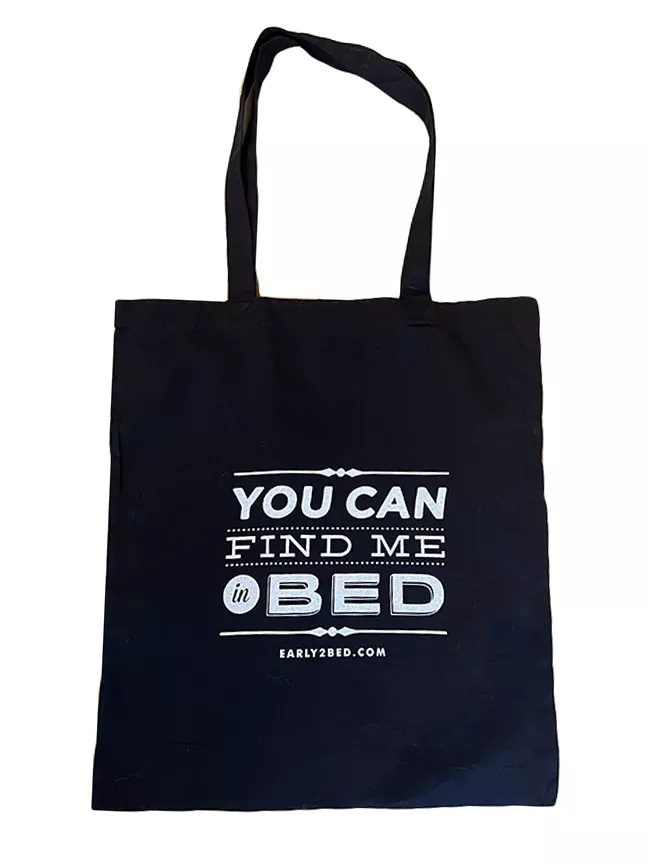 EtB Made Early to Bed Tote Bags
