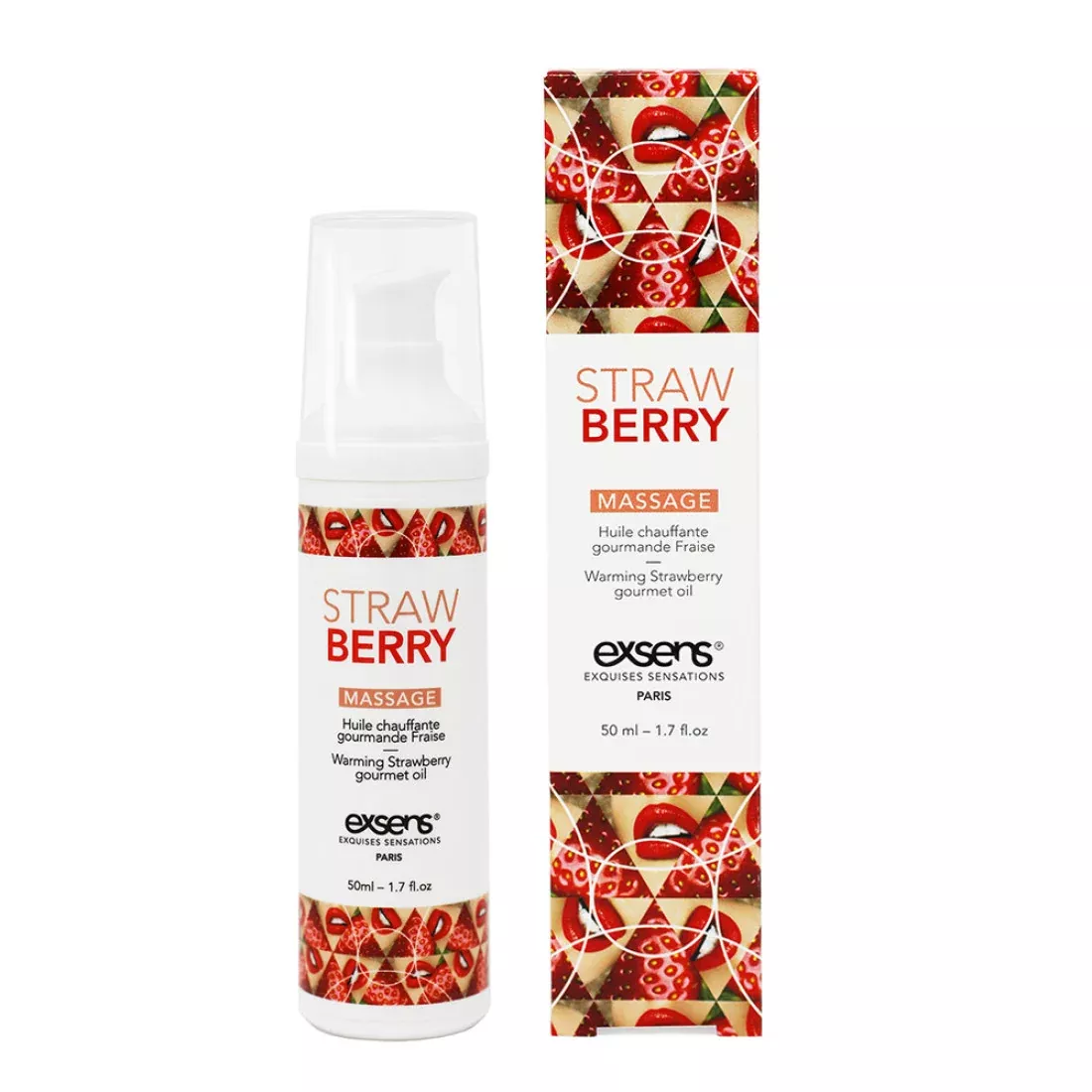 Exsens Warming Massage Oil (flavored)
