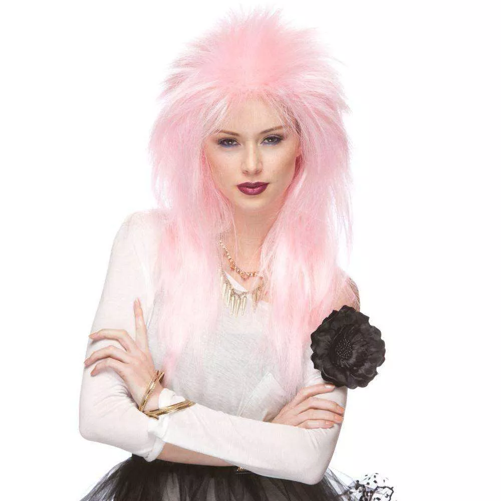 Extra Long Cyndi Rocker Choppy Mullet Wig