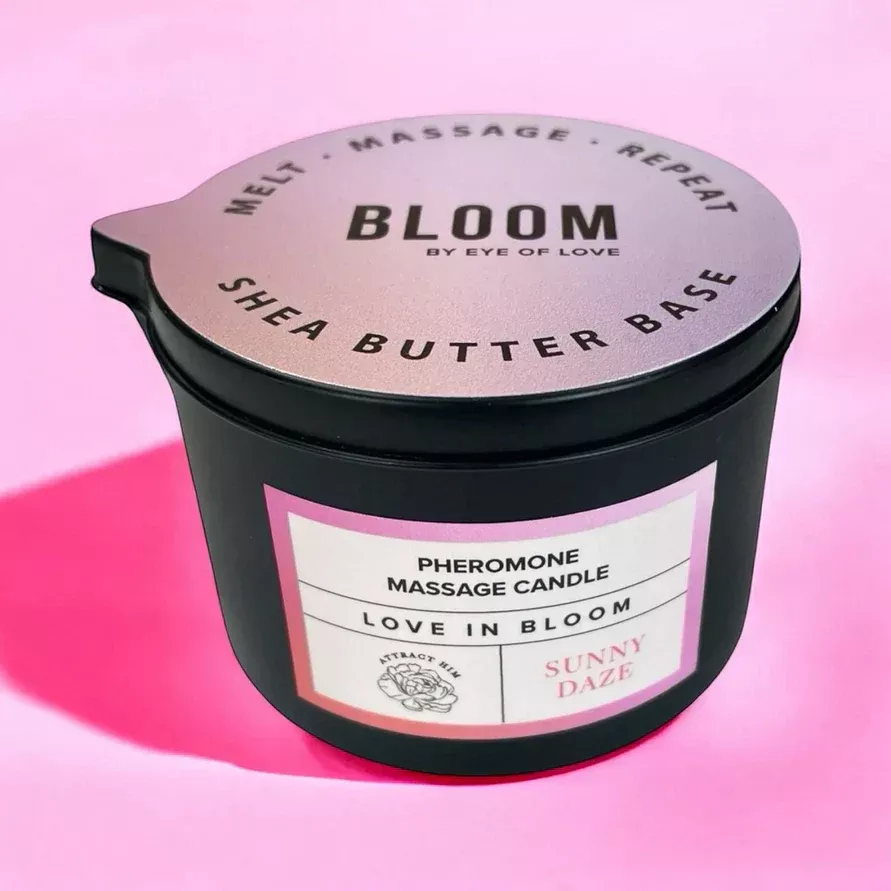 Eye of Love Bloom Pheromone Massage Candle