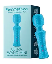 Femme Funn Ultra Mini Wand Vibrator - Turquoise