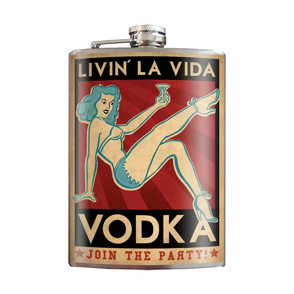 Flask - Livin La Vida Vodka