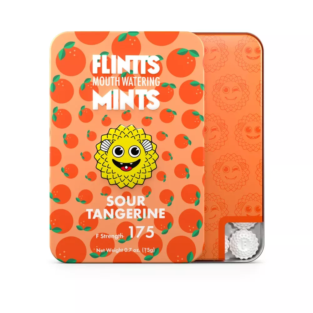 Flintts Mouthwatering Mints Sour Tangerine FS 175