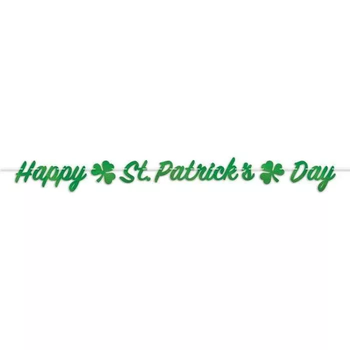 Foil Happy St. Patricks Day Streamer