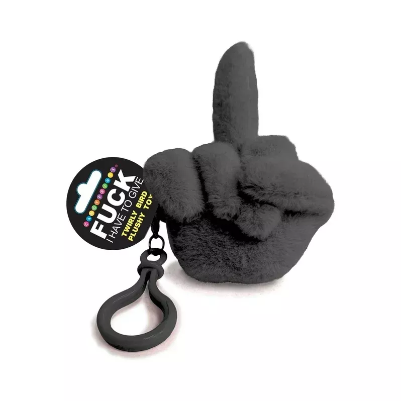 Fucks To Give Twirly Bird Plushie Keychain