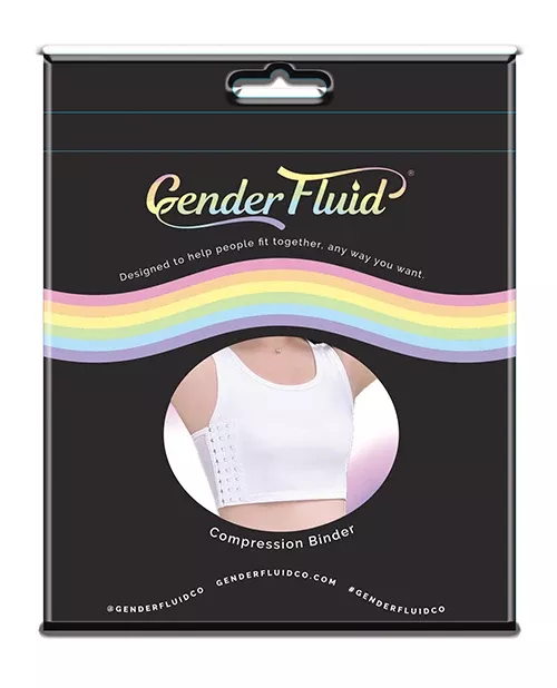 Gender Fluid Chest Compression Binder- XXXL White