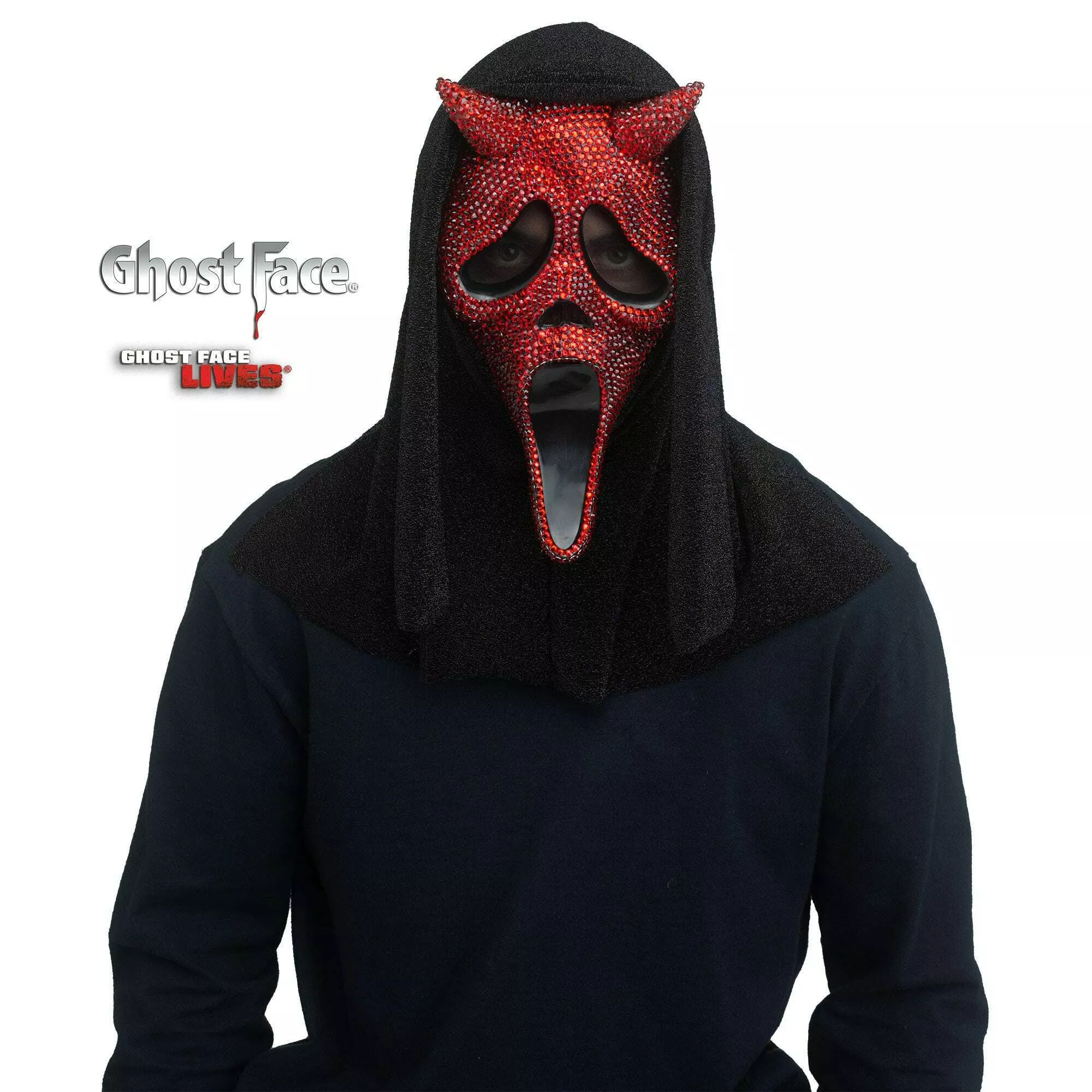Ghost Face Devil Bling Mask