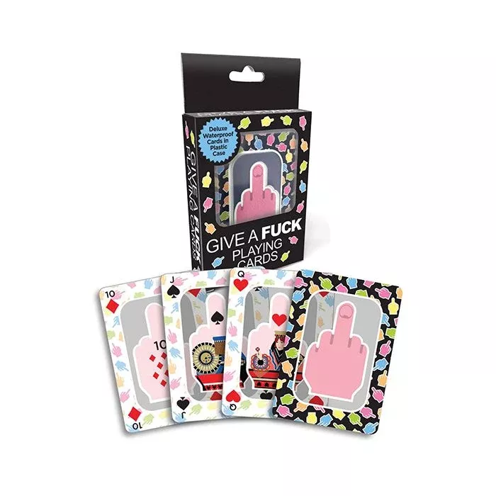 Give A F*ck Waterproof Playing Cards