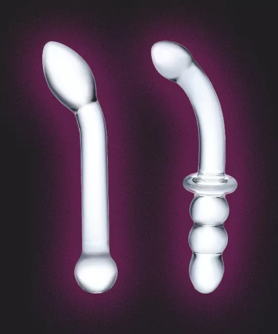 Glas G-spot Pleasure Glass Dildo Set