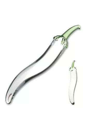 Glass Naturals Chili Pepper Dildo