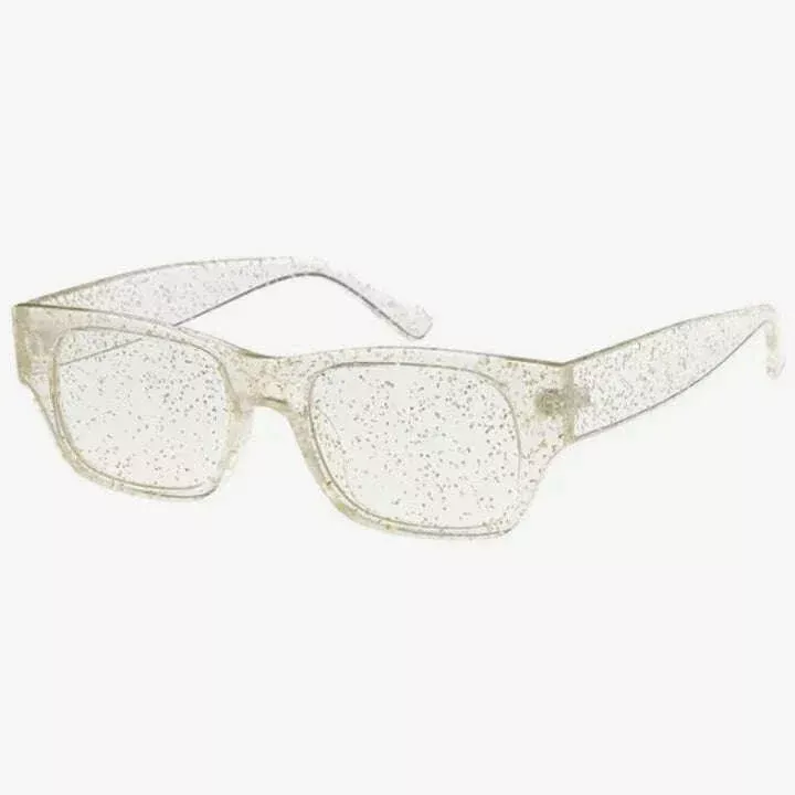 Glitter Lens and Flame Sunglasses