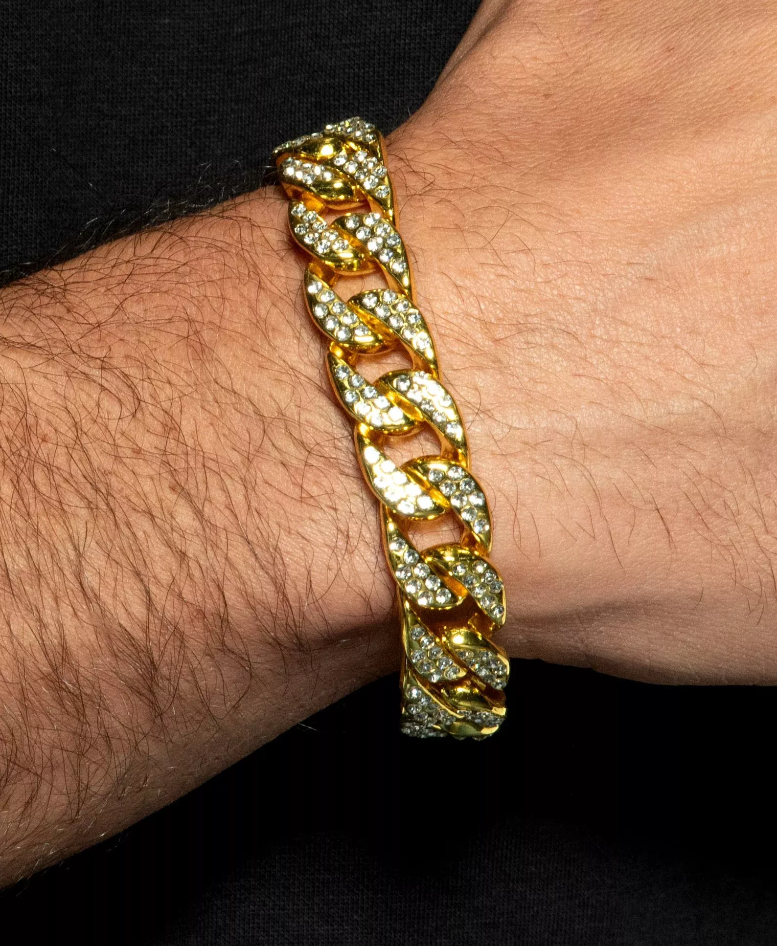 Gold Cuban Link Men's Bracelet