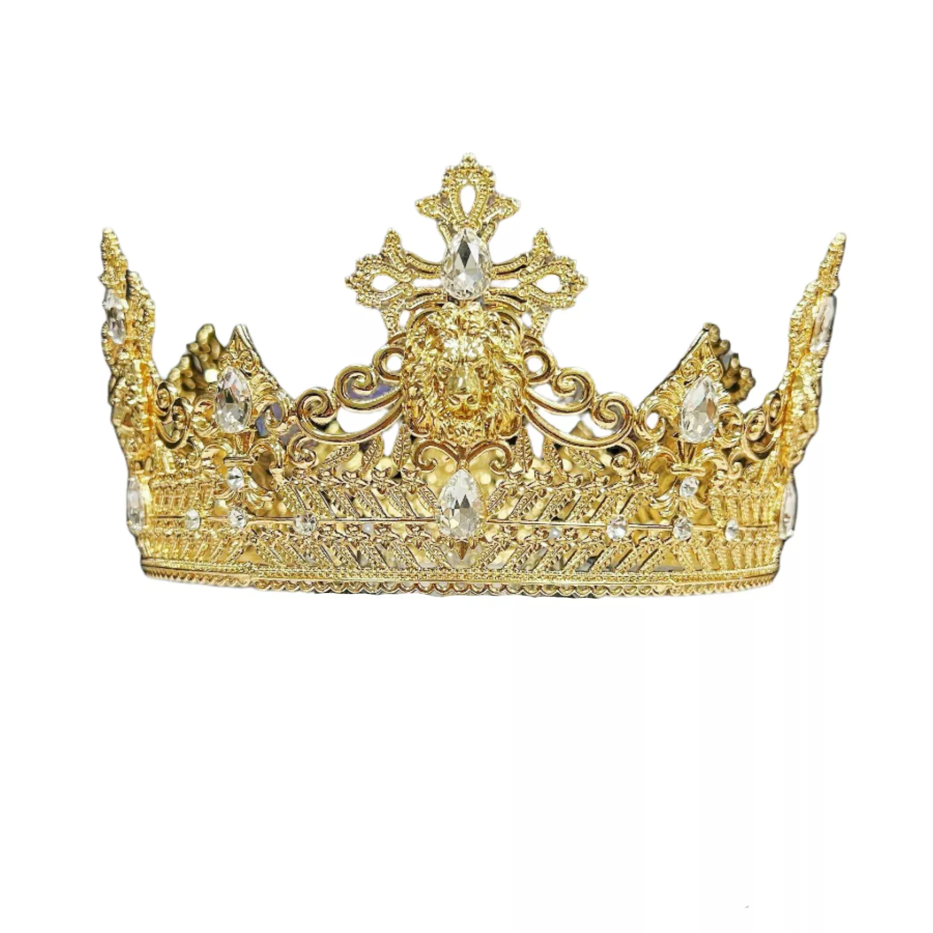 Gold King Lion Crown