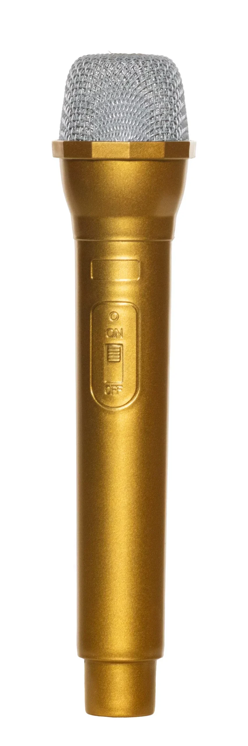 Gold Microphone Prop