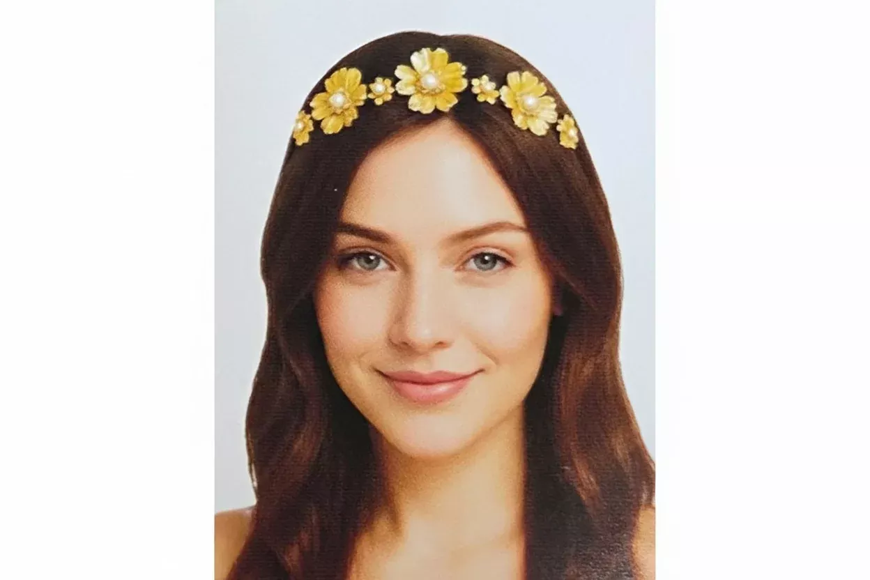 Gold Roman Flower Headband
