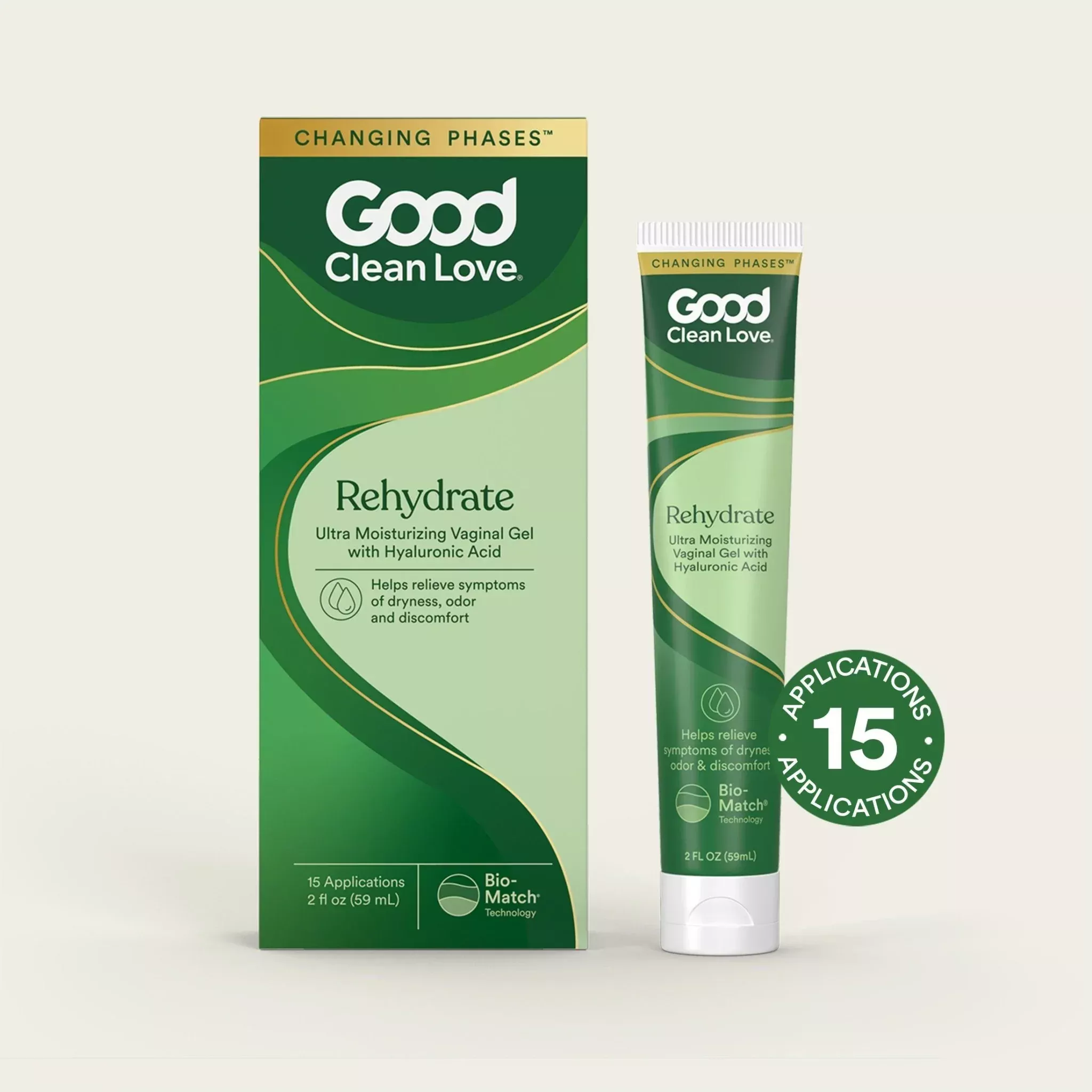 Good Clean Love Changing Phases Rehydrate Vaginal Gel 2oz