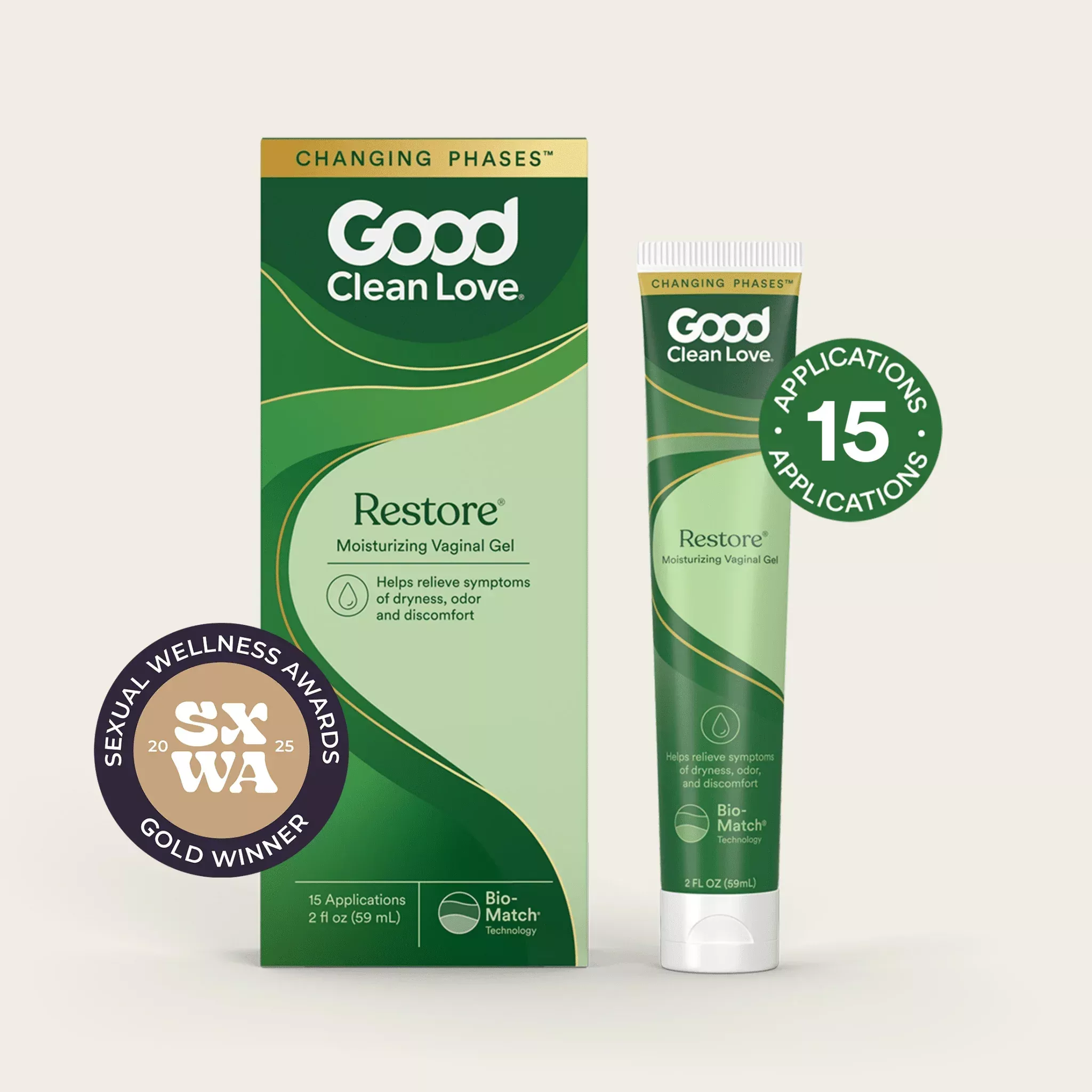 Good Clean Love Restore 2oz Moisturizing Lubricant