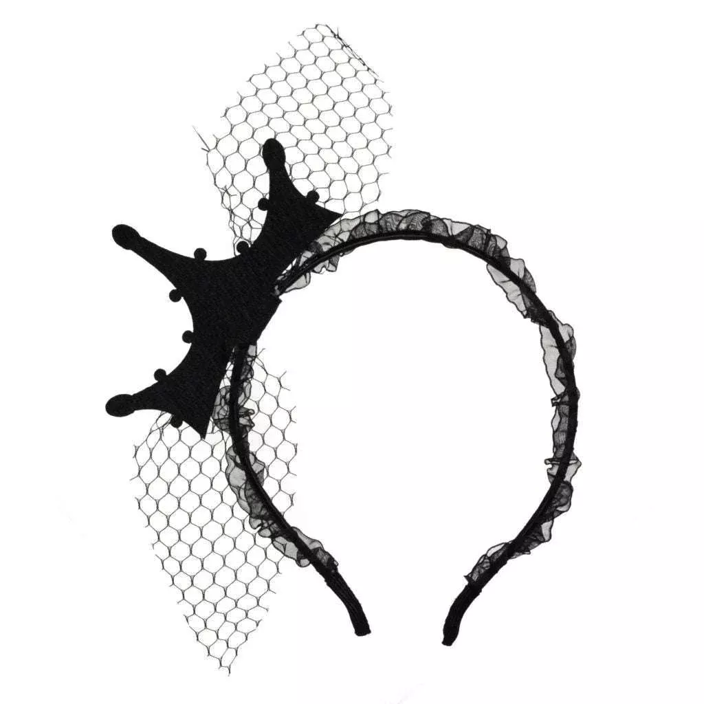 Gothic Crown with Lace Headband