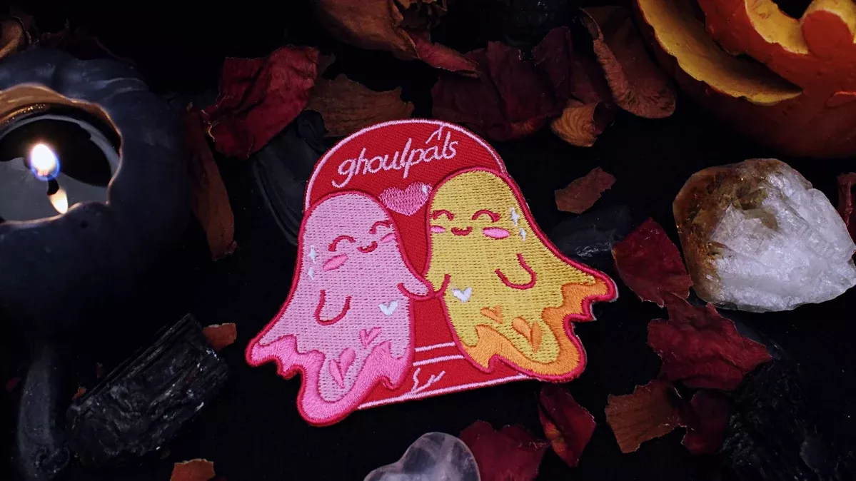 Grrrl Spells Patch "Ghoul Pals" Lesbian Ghosts