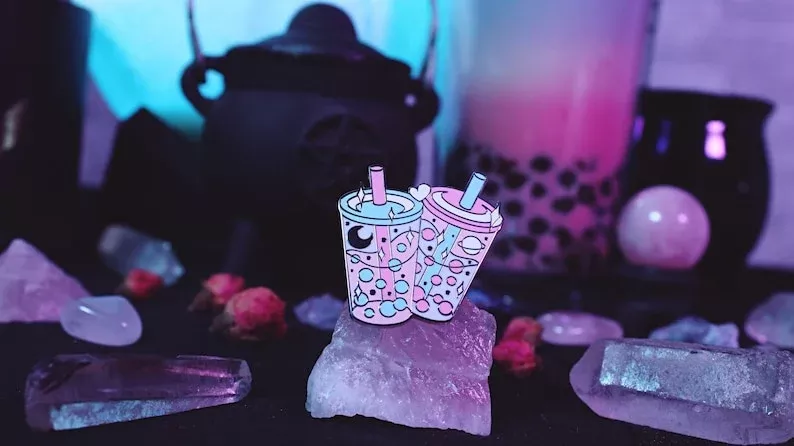 Grrrl Spells Pin Tea4Tea