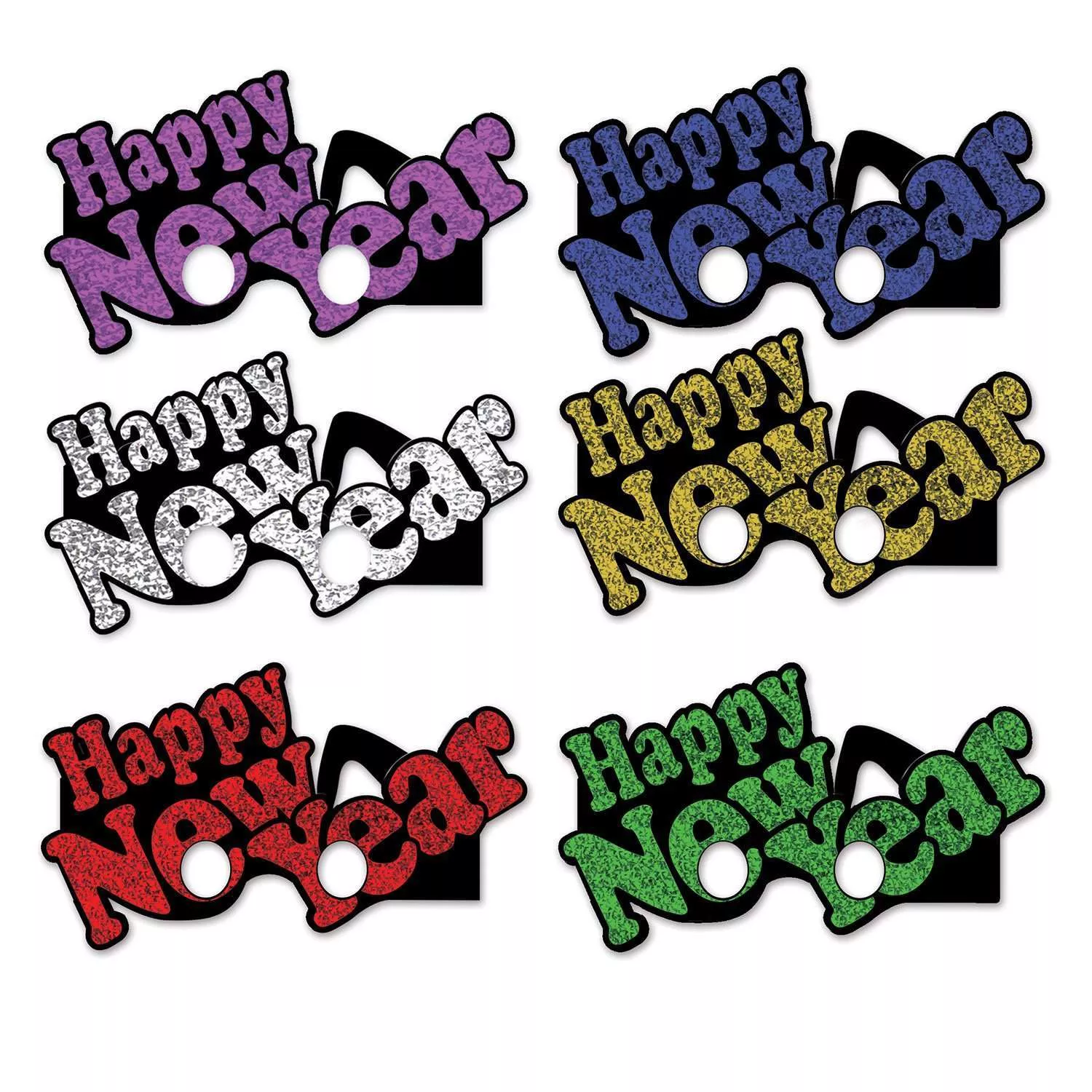 Happy New Year Eyeglasses