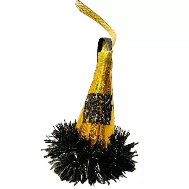 Happy New Year Pointed Hat Hair Clip