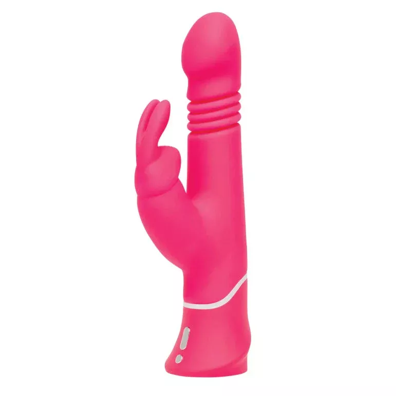 Happy Rabbit Thrusting Rechargeable Silicone Realistic Rabbit Vibrator