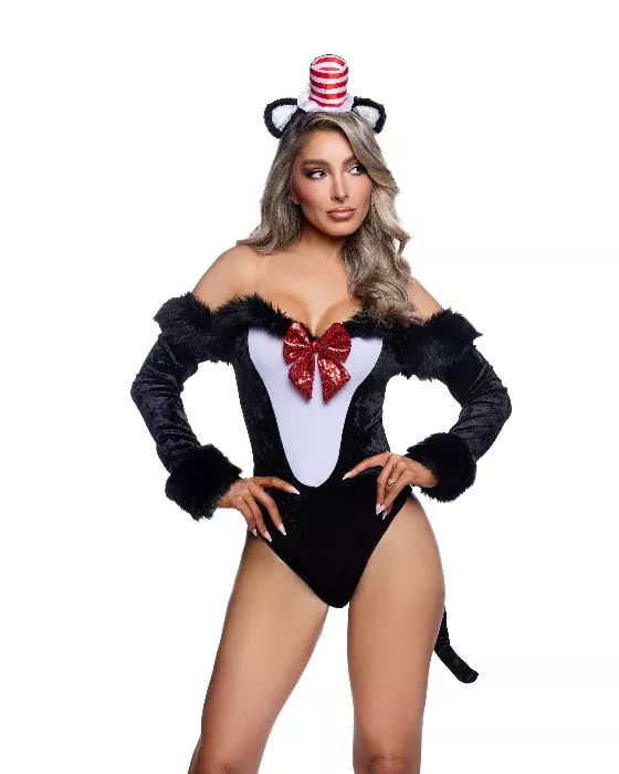 Hat Cat Babe Costume for Women