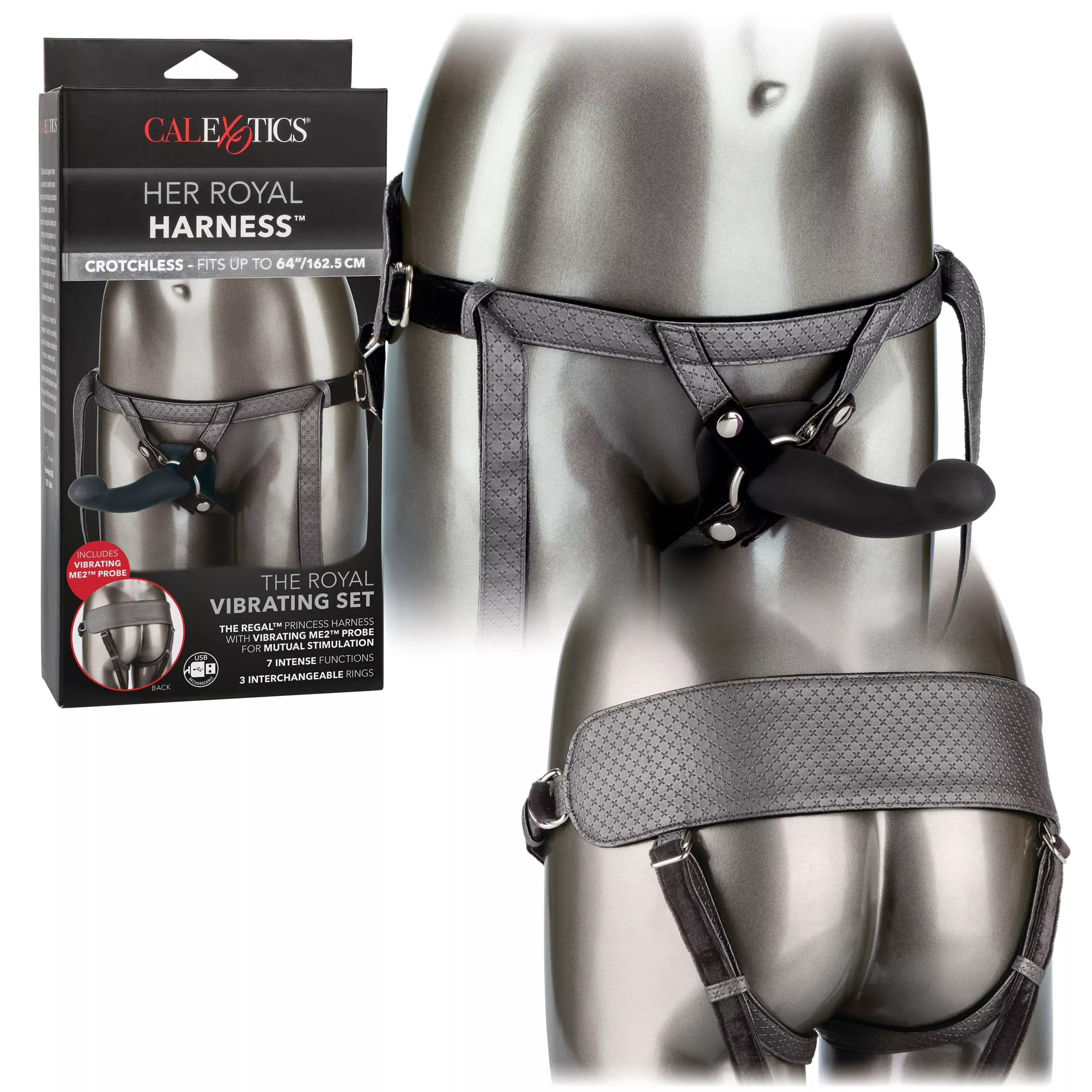 Her Royal Harness™ The Royal Vibrating Set